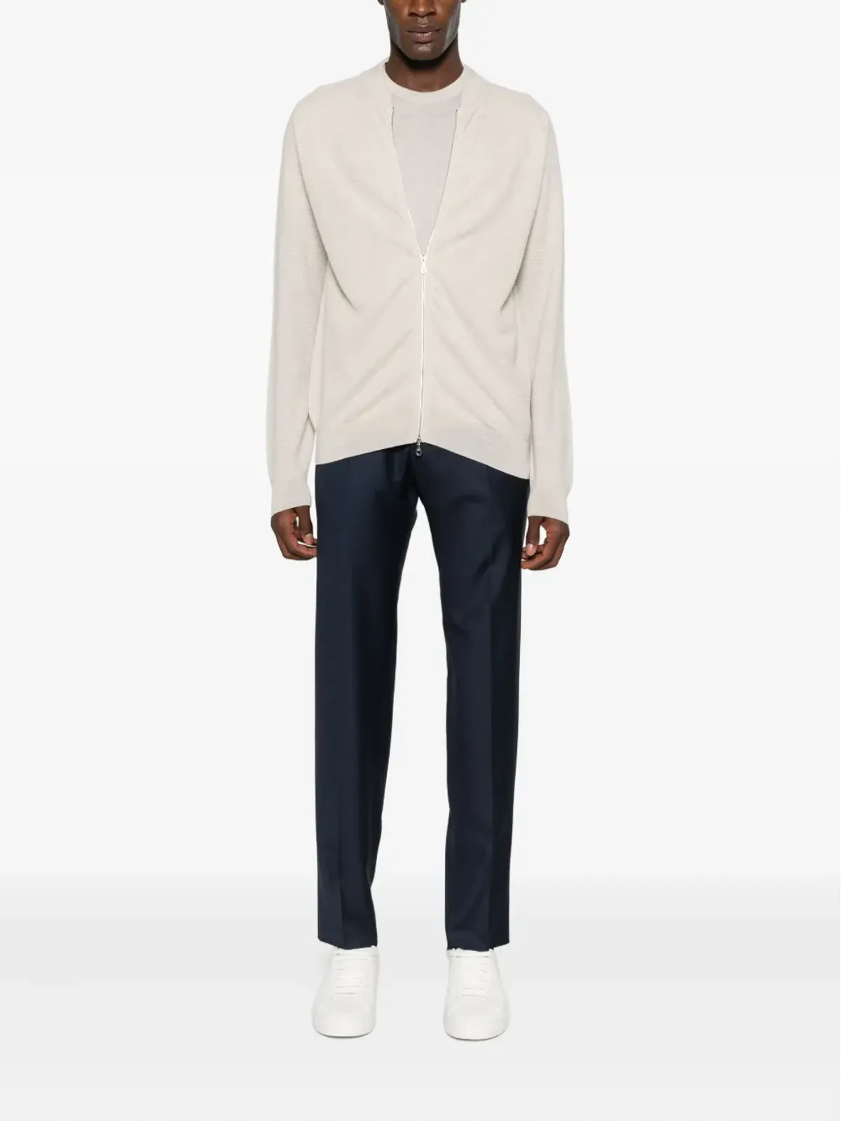 John Smedley ジップフロントカーディガン - 画像2