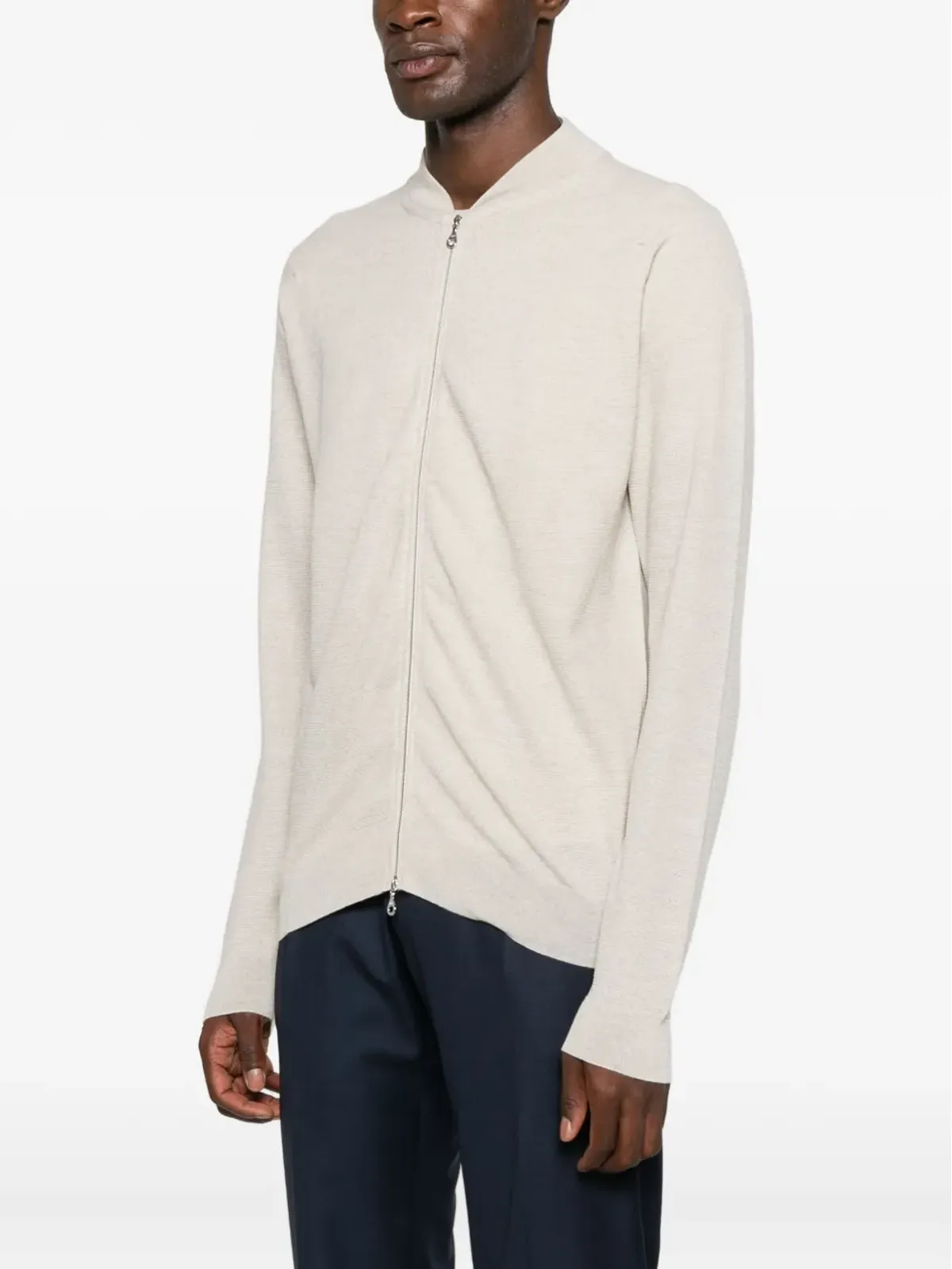 John Smedley ジップフロントカーディガン - 画像3