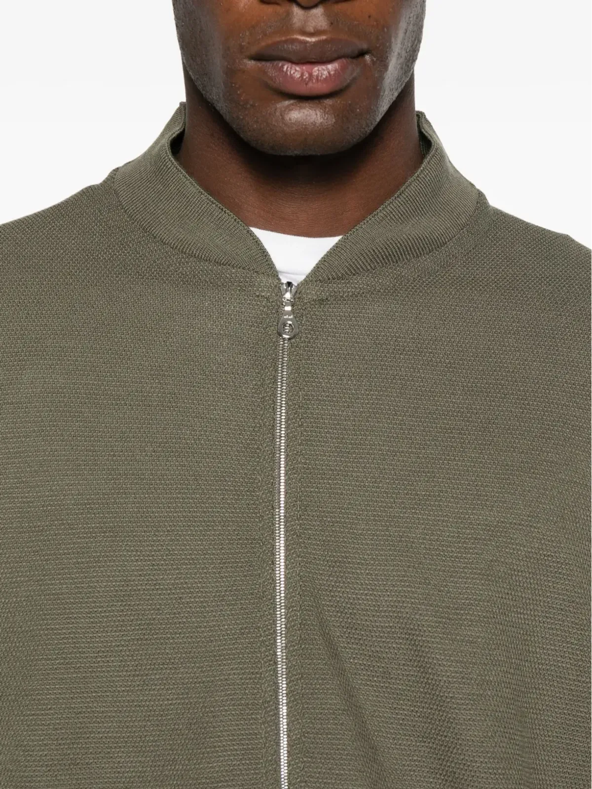 John Smedley ジップ付きカーディガン - Green - 画像5