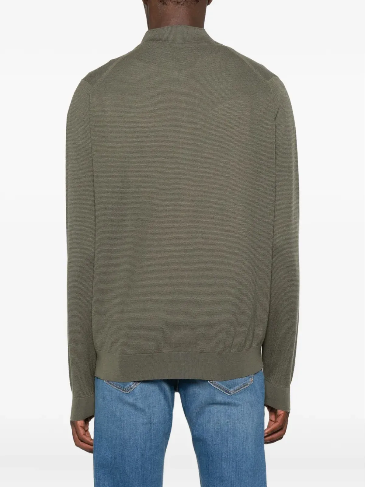 John Smedley ジップ付きカーディガン - Green - 画像4