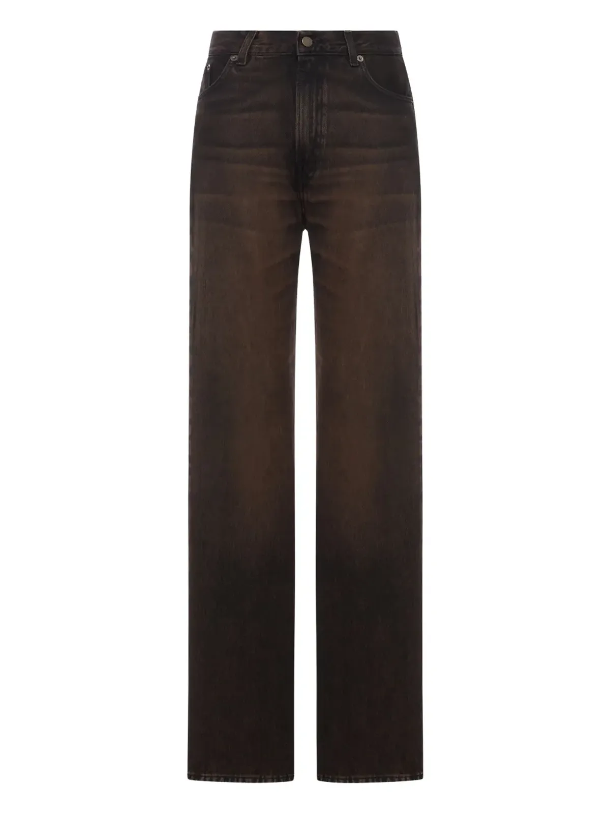 Haikure Korea faded jeans - Black - 画像1