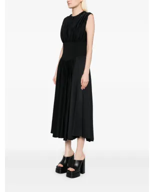 Amsale back-crepe corset dress - Black - サムネイル3