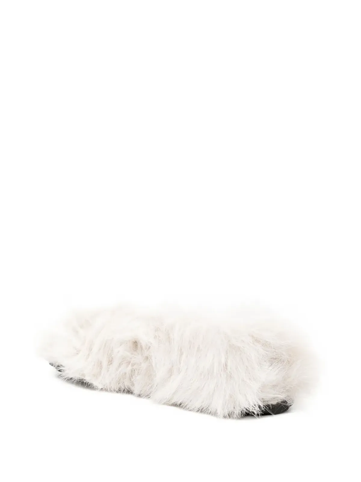 Moschino フェイクファー付きバレエフラット - 画像3
