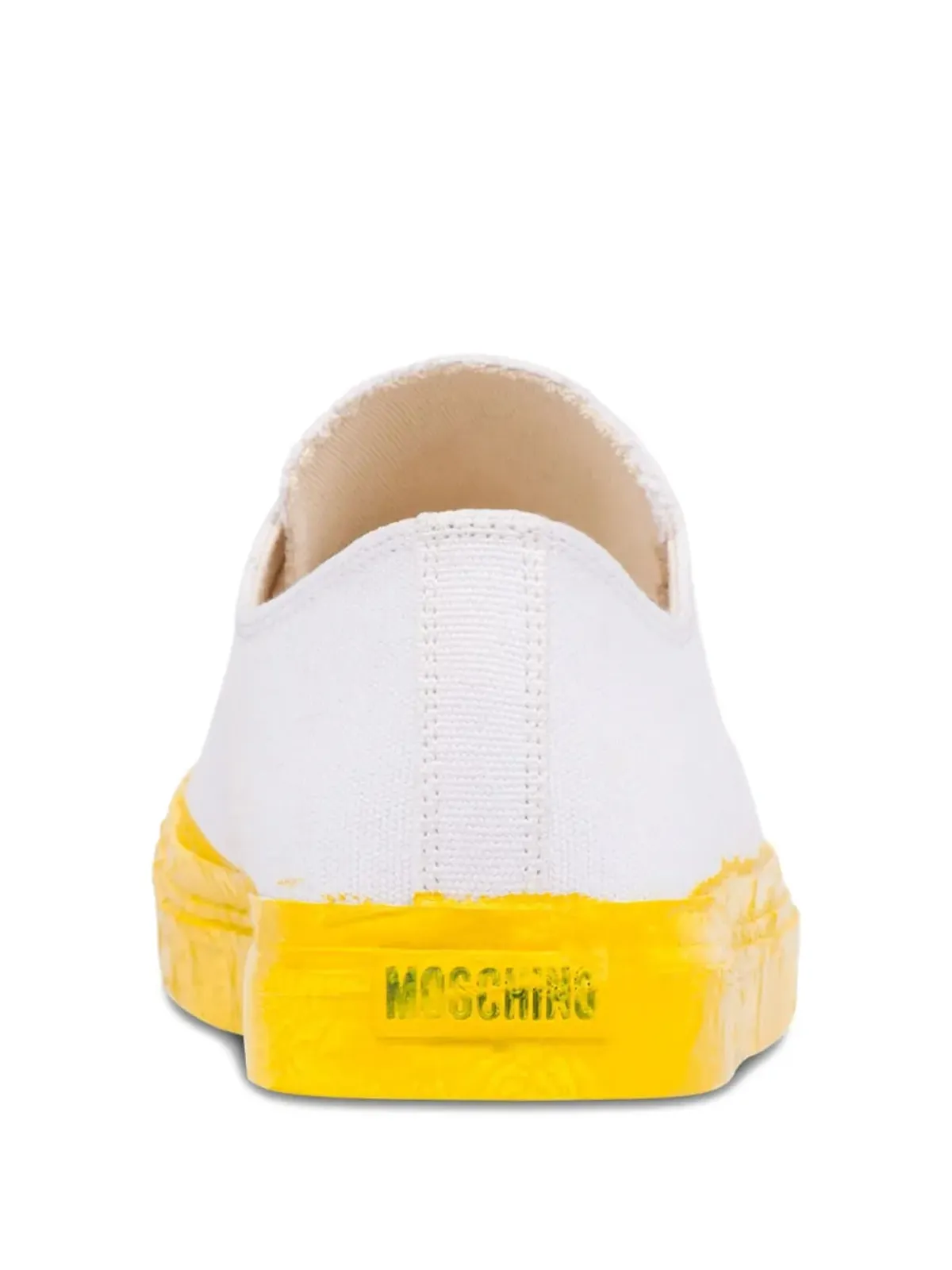 Moschino ツートーン レースアップ スニーカー - 画像3