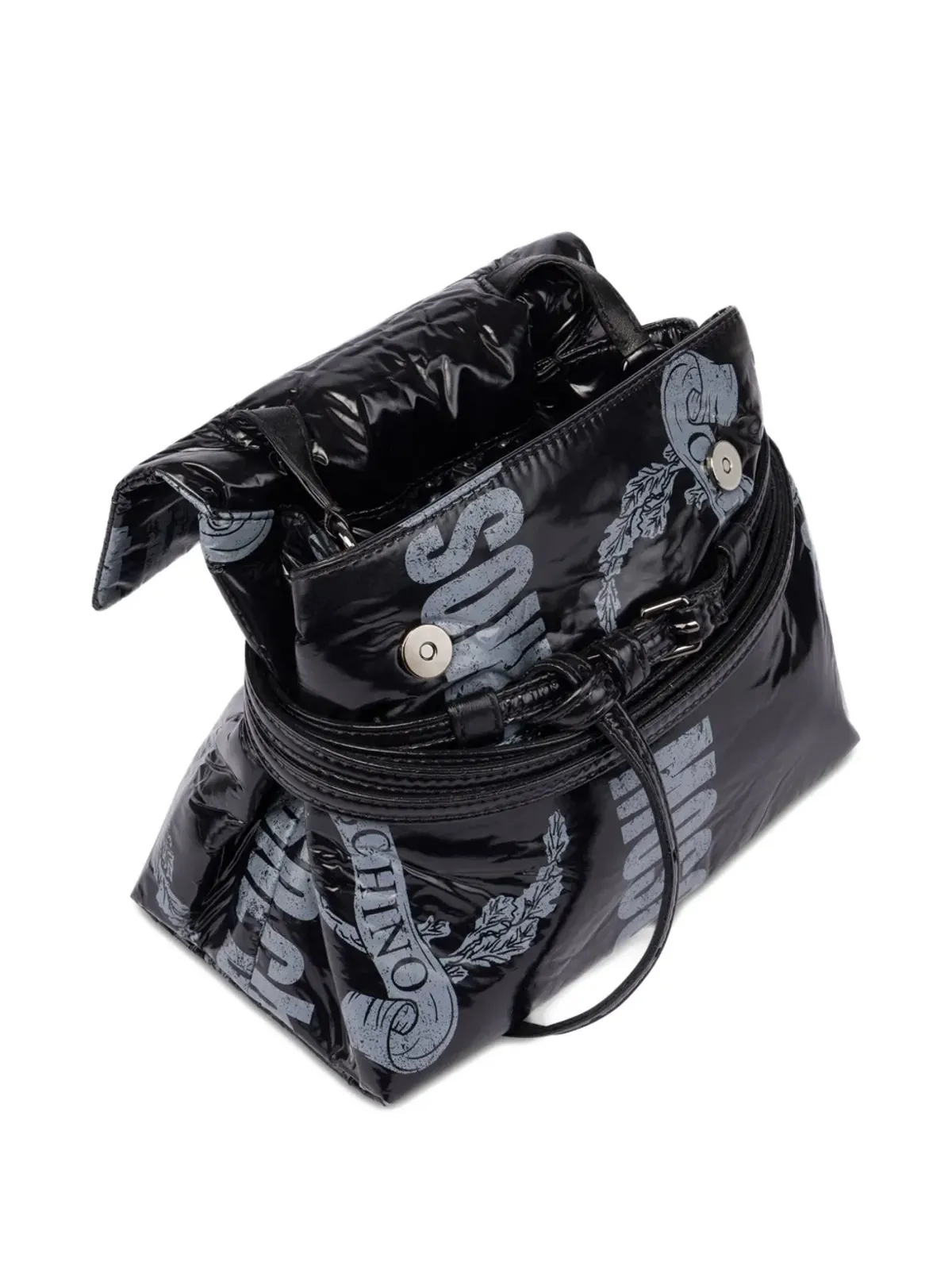 Moschino Tie Me ロゴプリント トートバッグ - 画像3