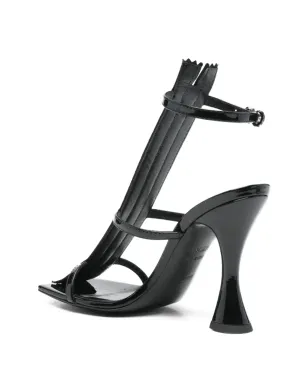 Moschino 100mmジップディテールサンダル - サムネイル3