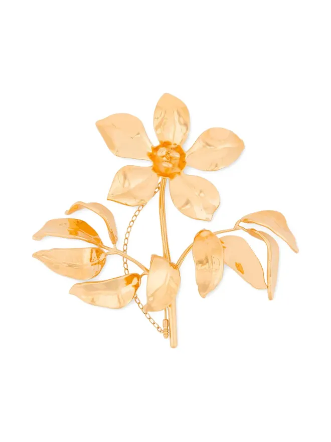Moschino Moschino フローラルモチーフ ブローチの商品画像
