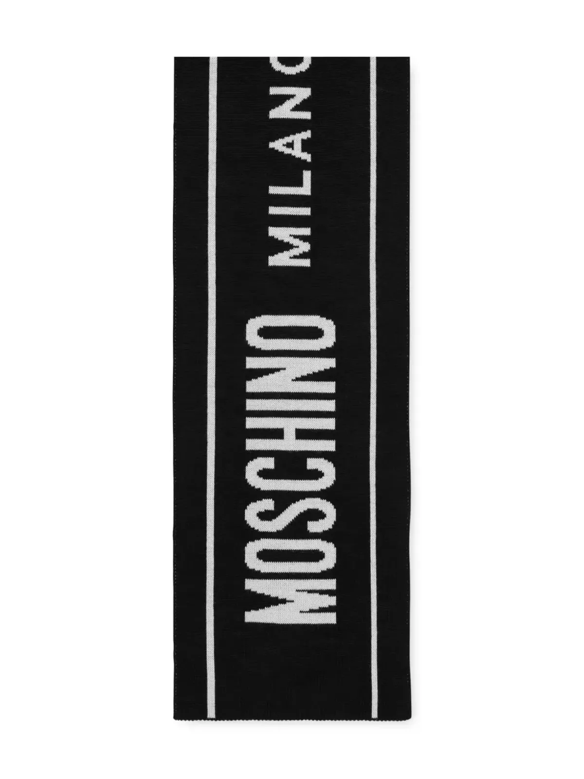 Moschino ロゴディテール ウールスカーフ - 画像1