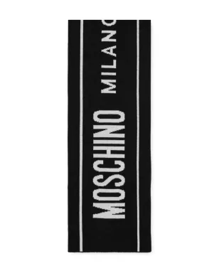 Moschino ロゴディテール ウールスカーフ - サムネイル1
