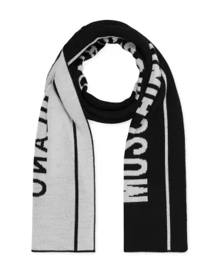 Moschino ロゴディテール ウールスカーフ - サムネイル3
