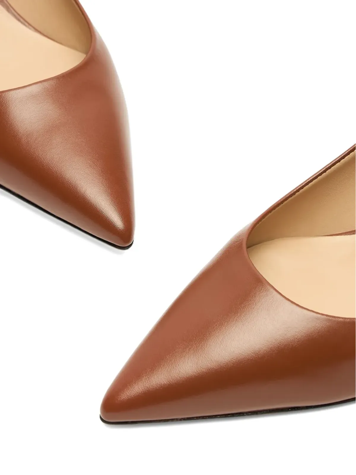 Stuart Weitzman Stuart Power レザー ポインテッドトゥ パンプス - 画像3