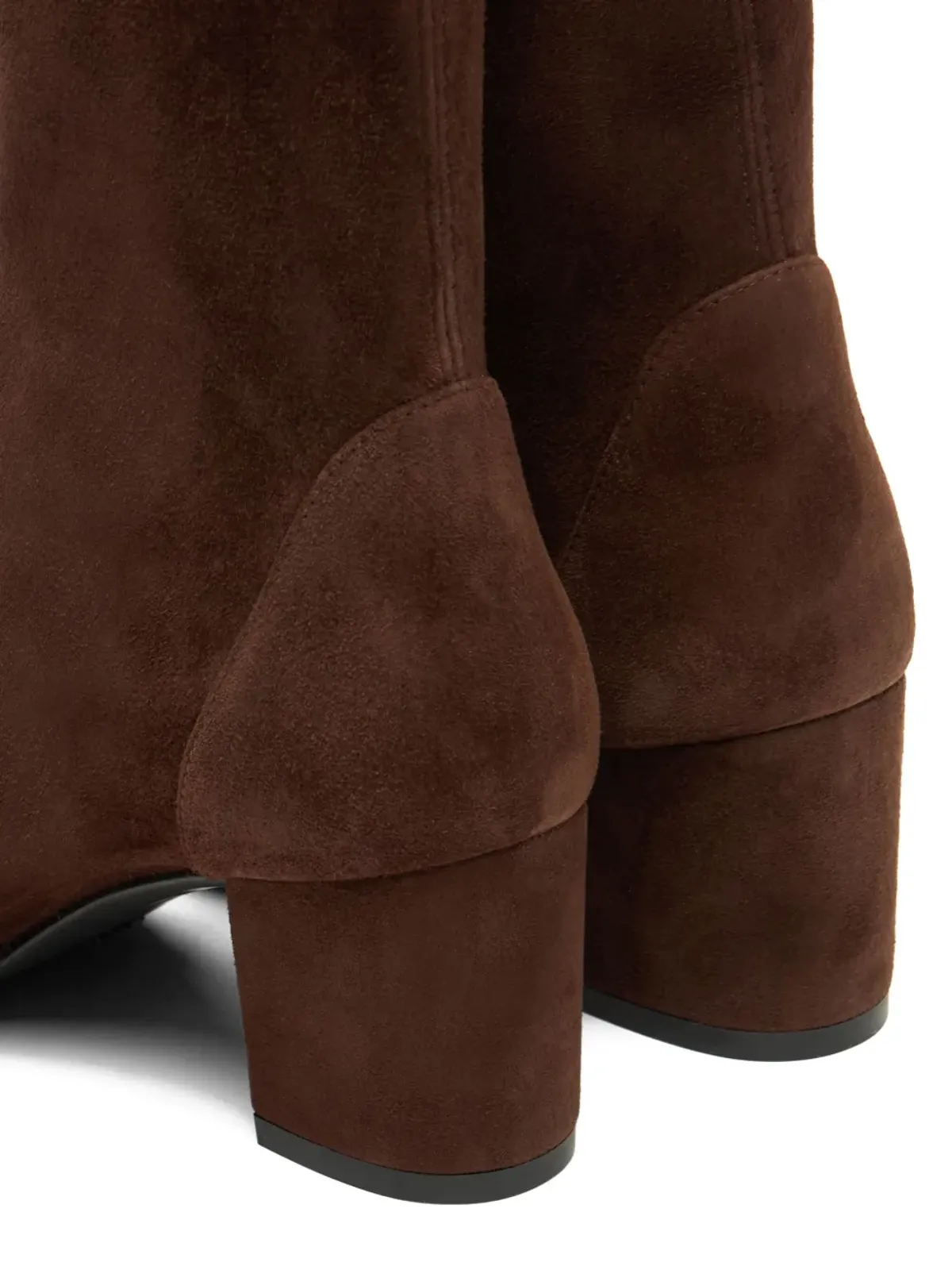 Stuart Weitzman ブロックヒールスエードブーツ - 画像4
