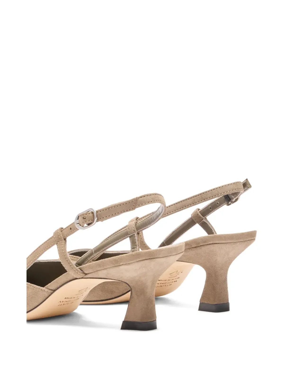 Stuart Weitzman 50mm ヴィニー スリングバック ポイントトゥ パンプス - 画像5