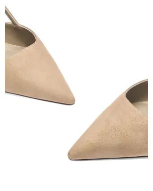 Stuart Weitzman 50mm ヴィニー スリングバック ポイントトゥ パンプス - サムネイル4