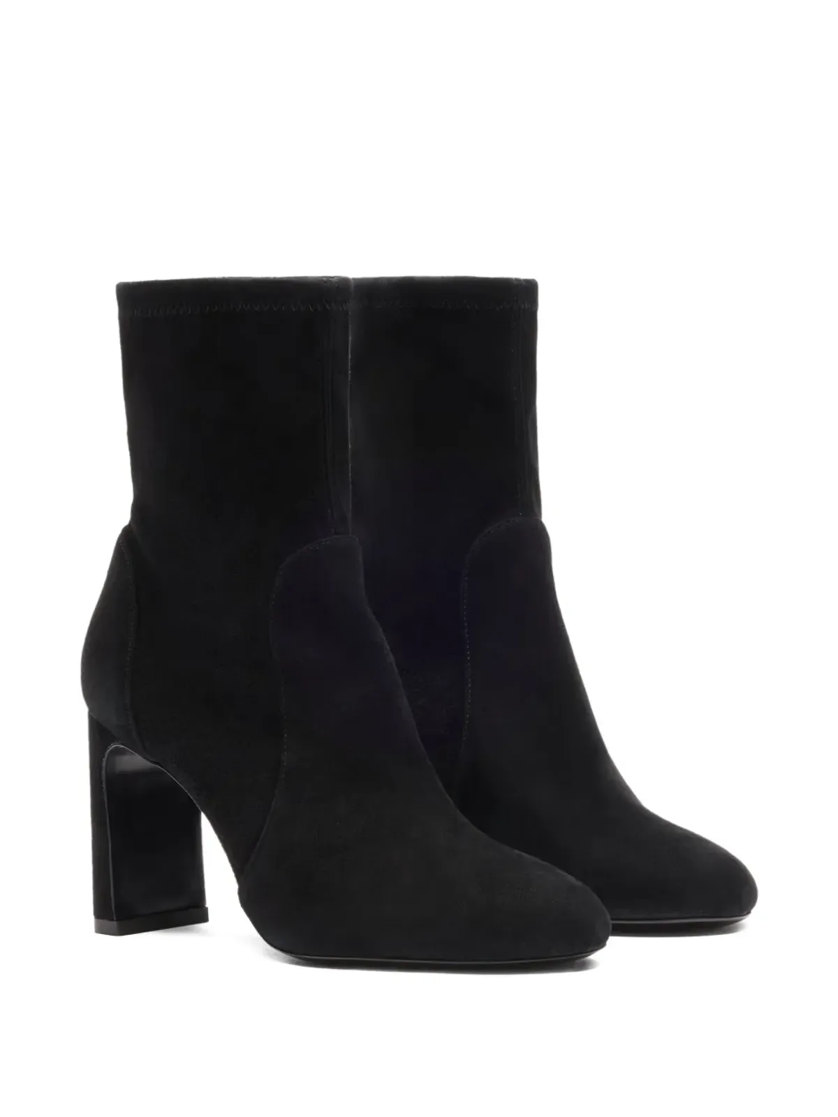 Stuart Weitzman 85mm ブロックヒール アンクルブーツ - ブラック - 画像5