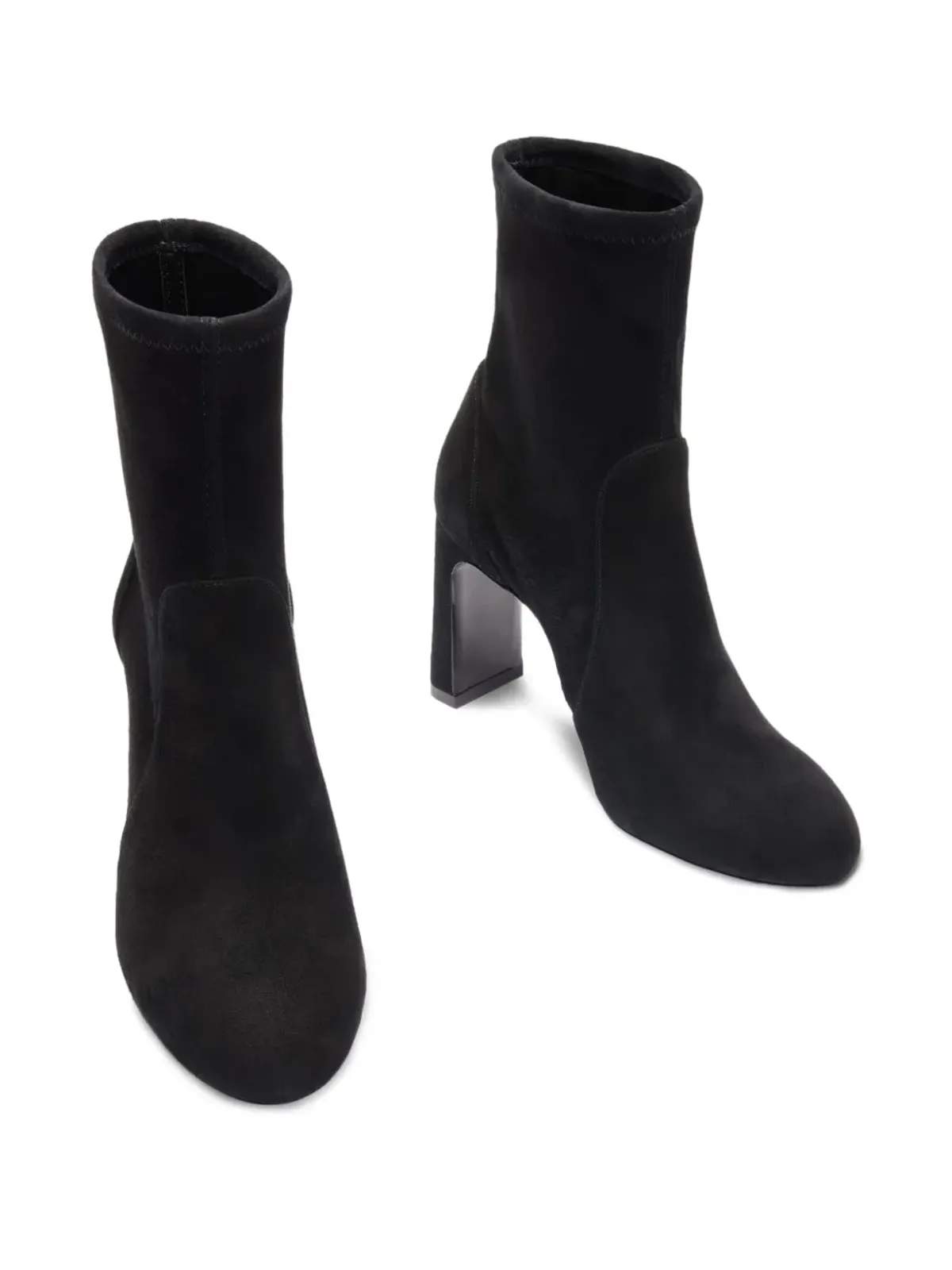 Stuart Weitzman 85mm ブロックヒール アンクルブーツ - ブラック - 画像2