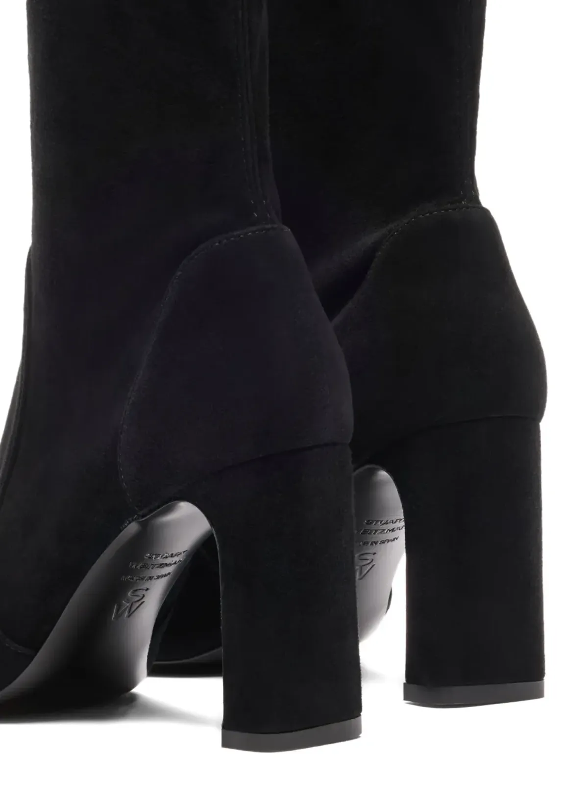 Stuart Weitzman 85mm ブロックヒール アンクルブーツ - ブラック - 画像3
