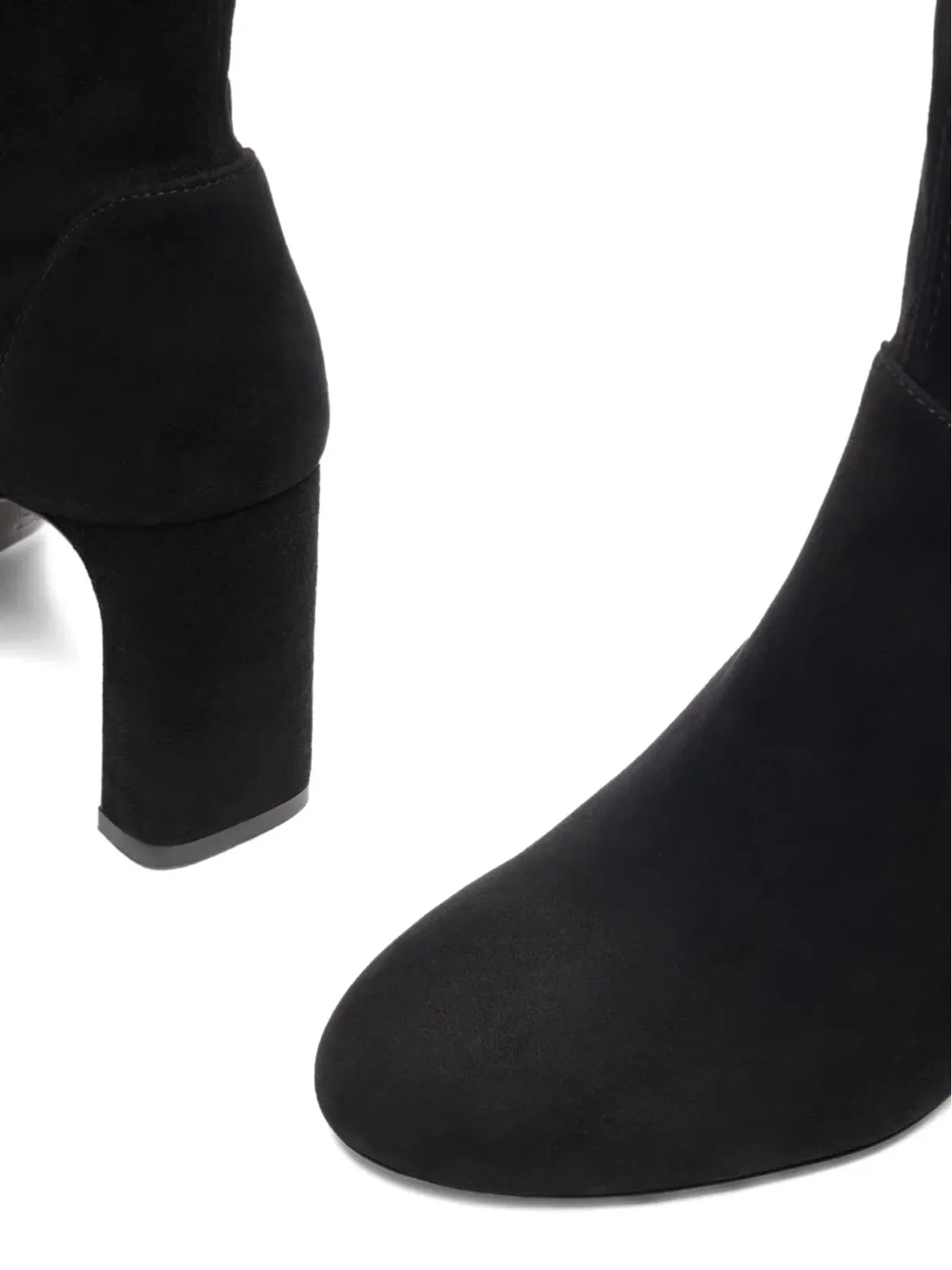 Stuart Weitzman 85mm ブロックヒール アンクルブーツ - ブラック - 画像4