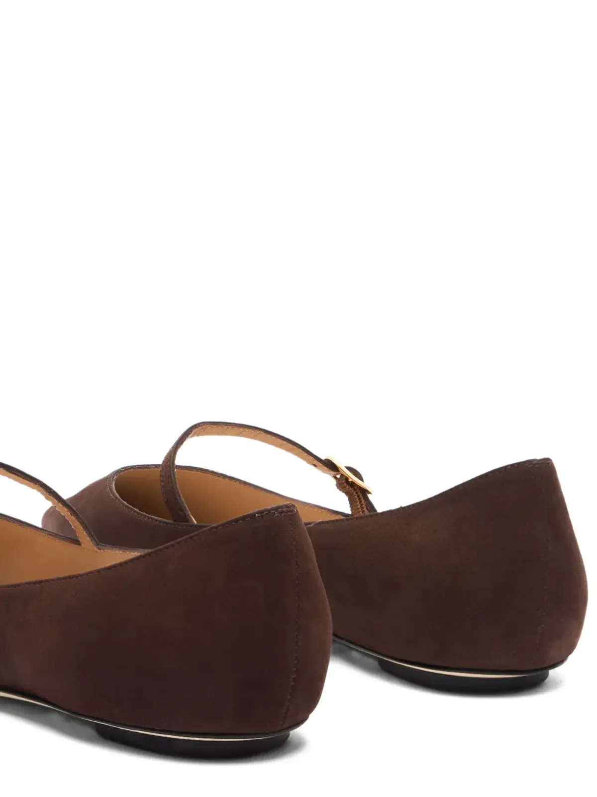 Stuart Weitzman Emilia ポインテッドトゥ バレエフラット - ブラウン - 画像5