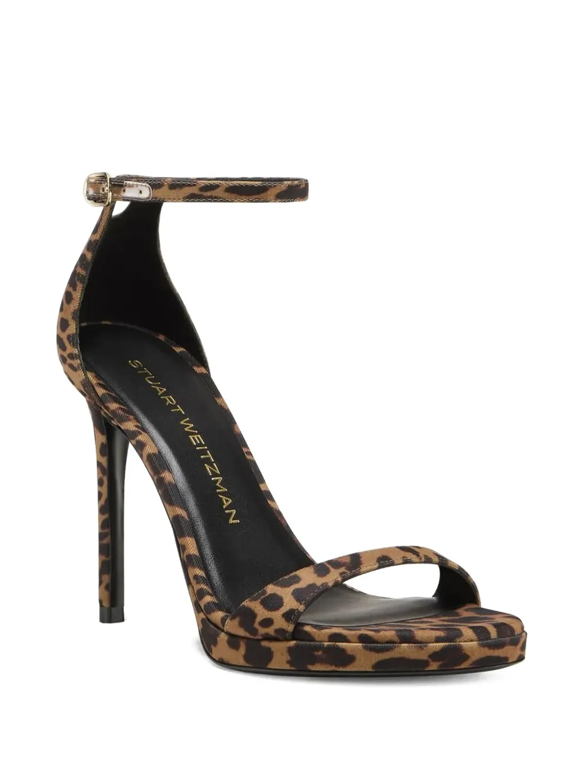 Stuart Weitzman プラットフォーム・アンクルストラップサンダル - ブラウン - 画像2