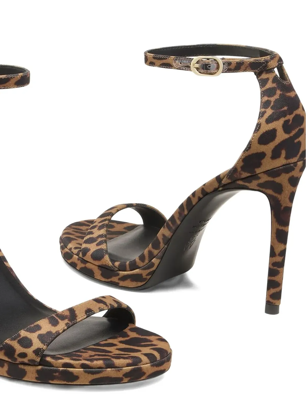 Stuart Weitzman プラットフォーム・アンクルストラップサンダル - ブラウン - 画像3