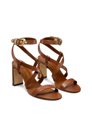Stuart Weitzman バックル装飾クロスオーバーサンダル ブラウン - サムネイル3