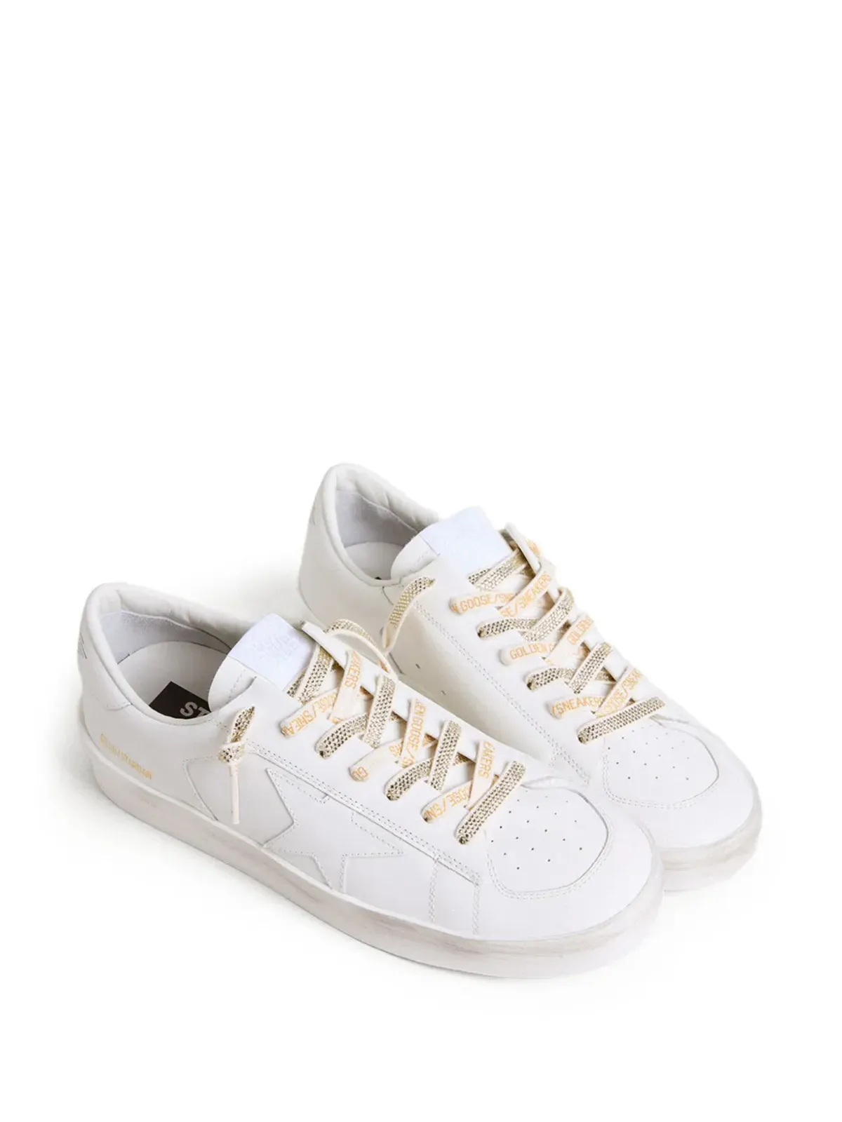 Golden Goose ストラス付きコットン靴紐 - 画像2