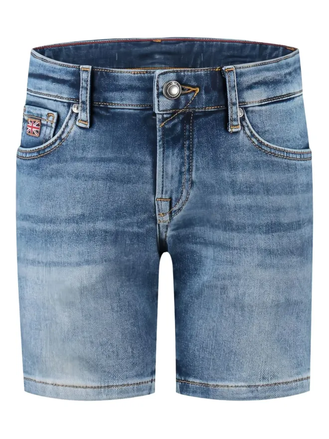 Hackett Kids Hackett Kids ロゴパッチ デニムショーツの商品画像