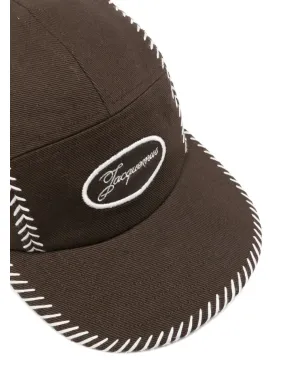 Jacquemus ロゴ刺繍キャップ - サムネイル3