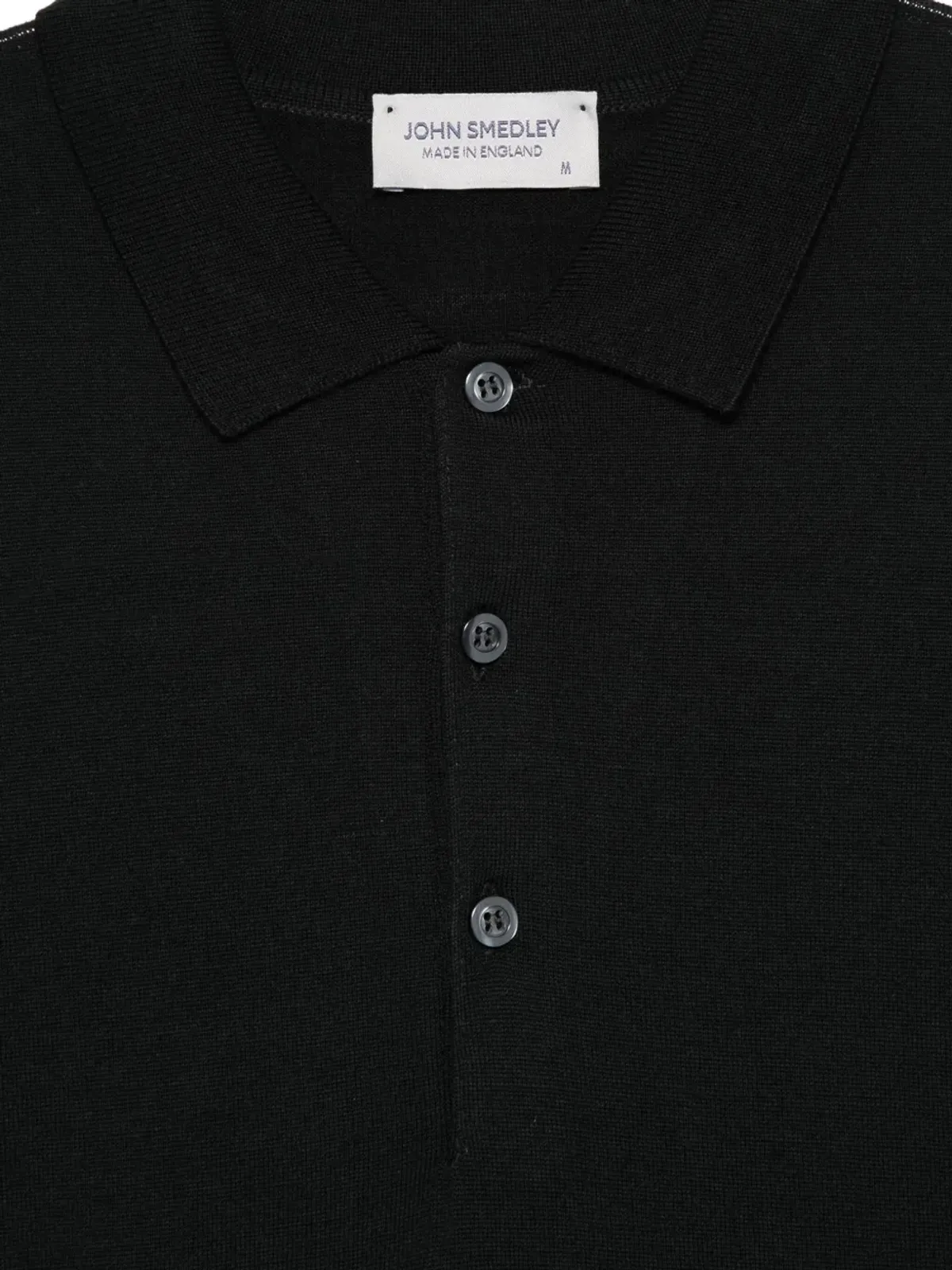 John Smedley 長袖ポロシャツ - 画像3