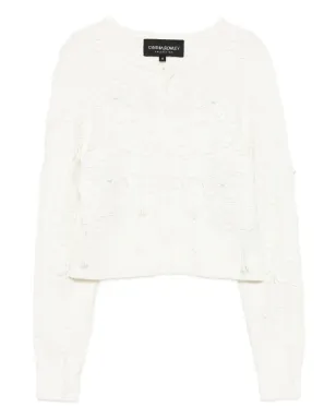 Cynthia Rowley Paloma Shrunken cardigan - White - サムネイル1