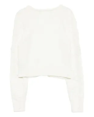 Cynthia Rowley Paloma Shrunken cardigan - White - サムネイル2