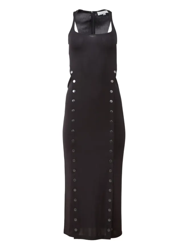 fleur du mal Fleur Du Mal Undo Me button-embellished midi dress - Blackの商品画像