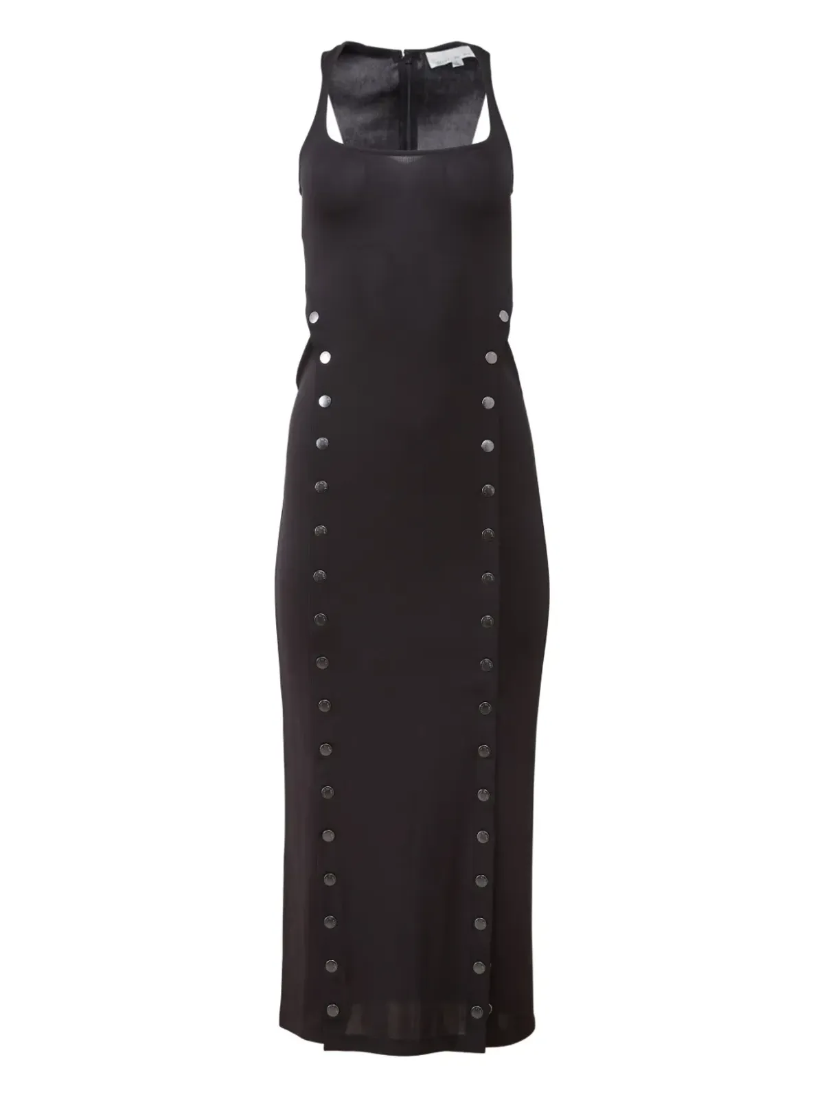Fleur Du Mal Undo Me button-embellished midi dress - Black - 画像3