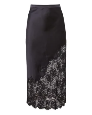 Fleur Du Mal レースインサート入りサテンスカート - サムネイル3