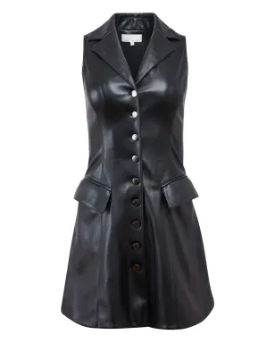 Fleur Du Mal ハーレー ボタンフロントポケット ミニドレス - サムネイル1
