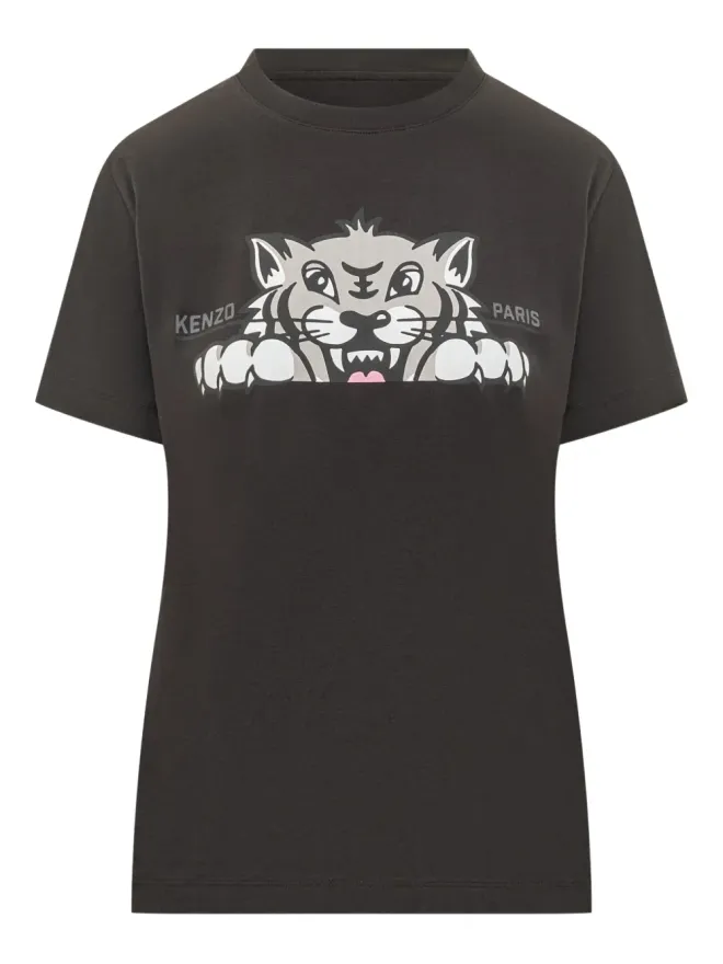 Kenzo Kenzo タイガープリント Tシャツ ブラックの商品画像