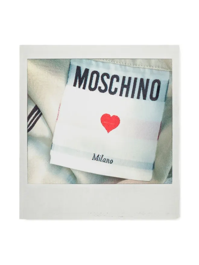 Moschino Moschino フォトプリント ブローチ（シルバー）の商品画像