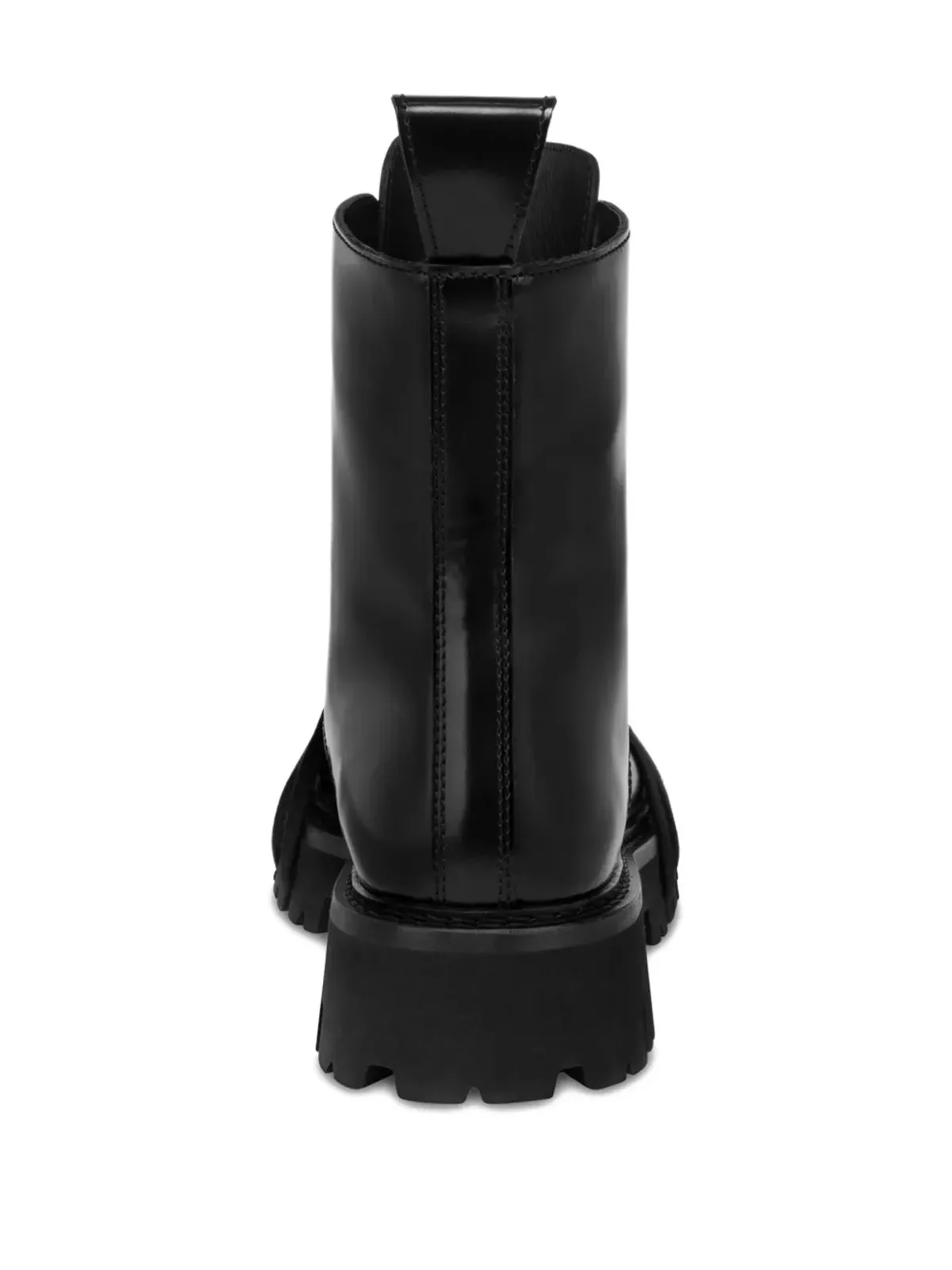 Moschino レースアップメタルトゥコンバットブーツ - 画像3