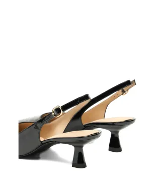 Stuart Weitzman スリングバックパンプス パテントレザー - サムネイル5