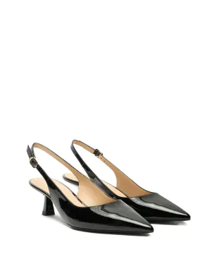 Stuart Weitzman スリングバックパンプス パテントレザー - サムネイル2