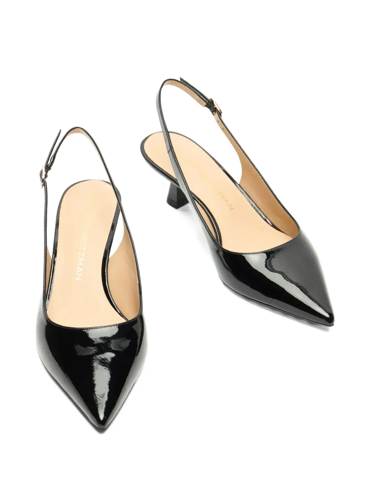 Stuart Weitzman スリングバックパンプス パテントレザー - 画像3
