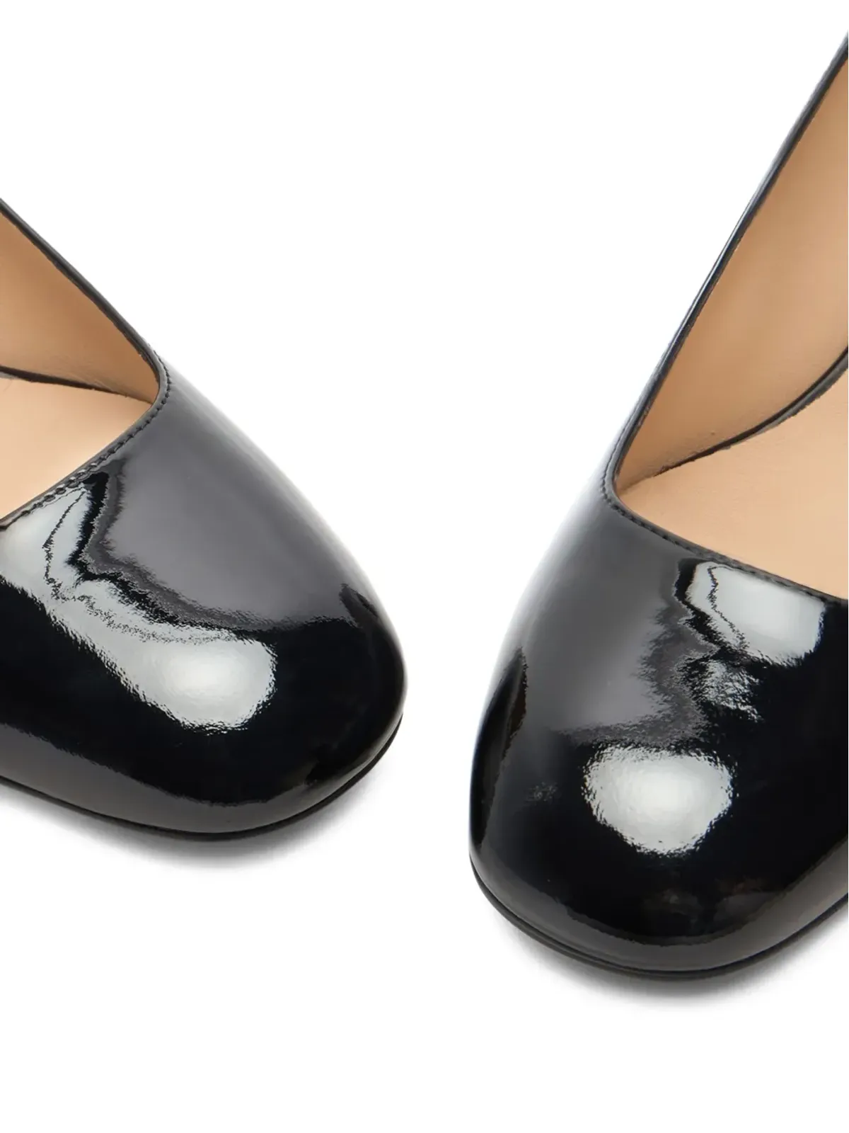 Stuart Weitzman 50mm Maeve patent leather block-heel pumps - Black - 画像4
