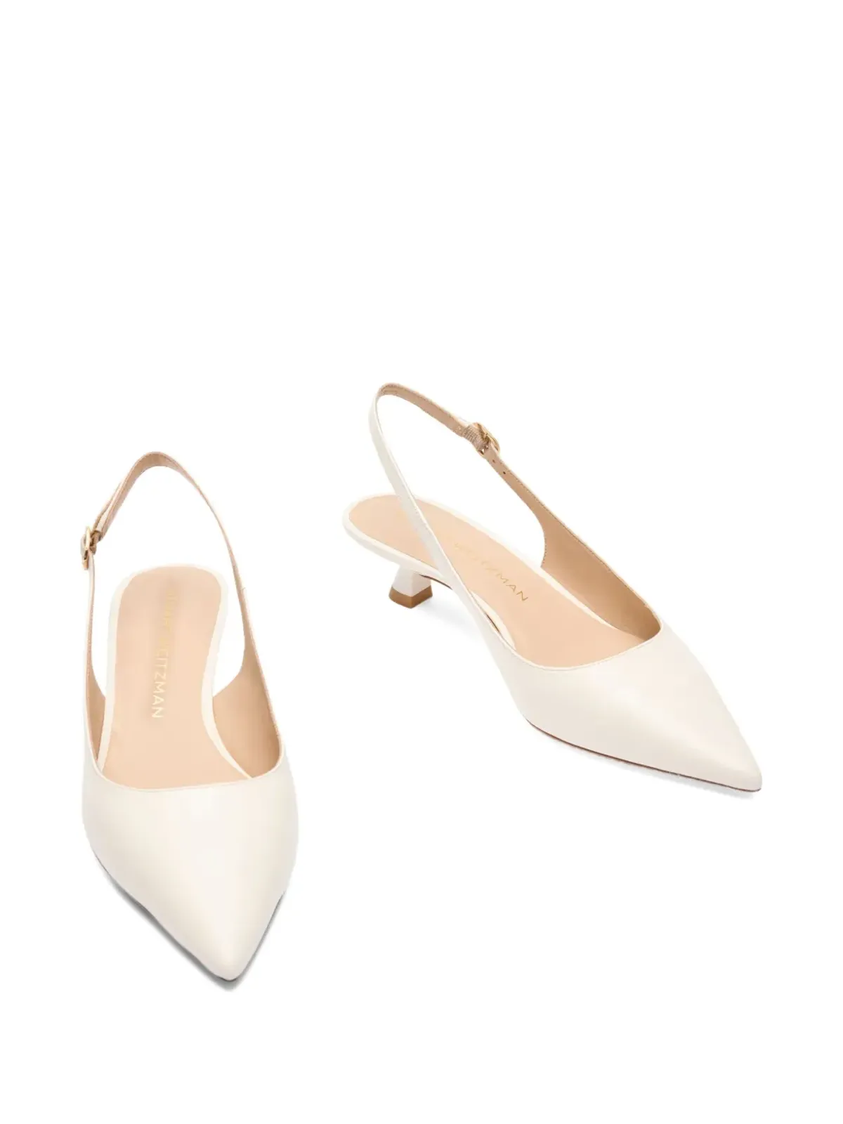 Stuart Weitzman スカルプト スリングバック ポインテッドトゥ パンプス - 画像3