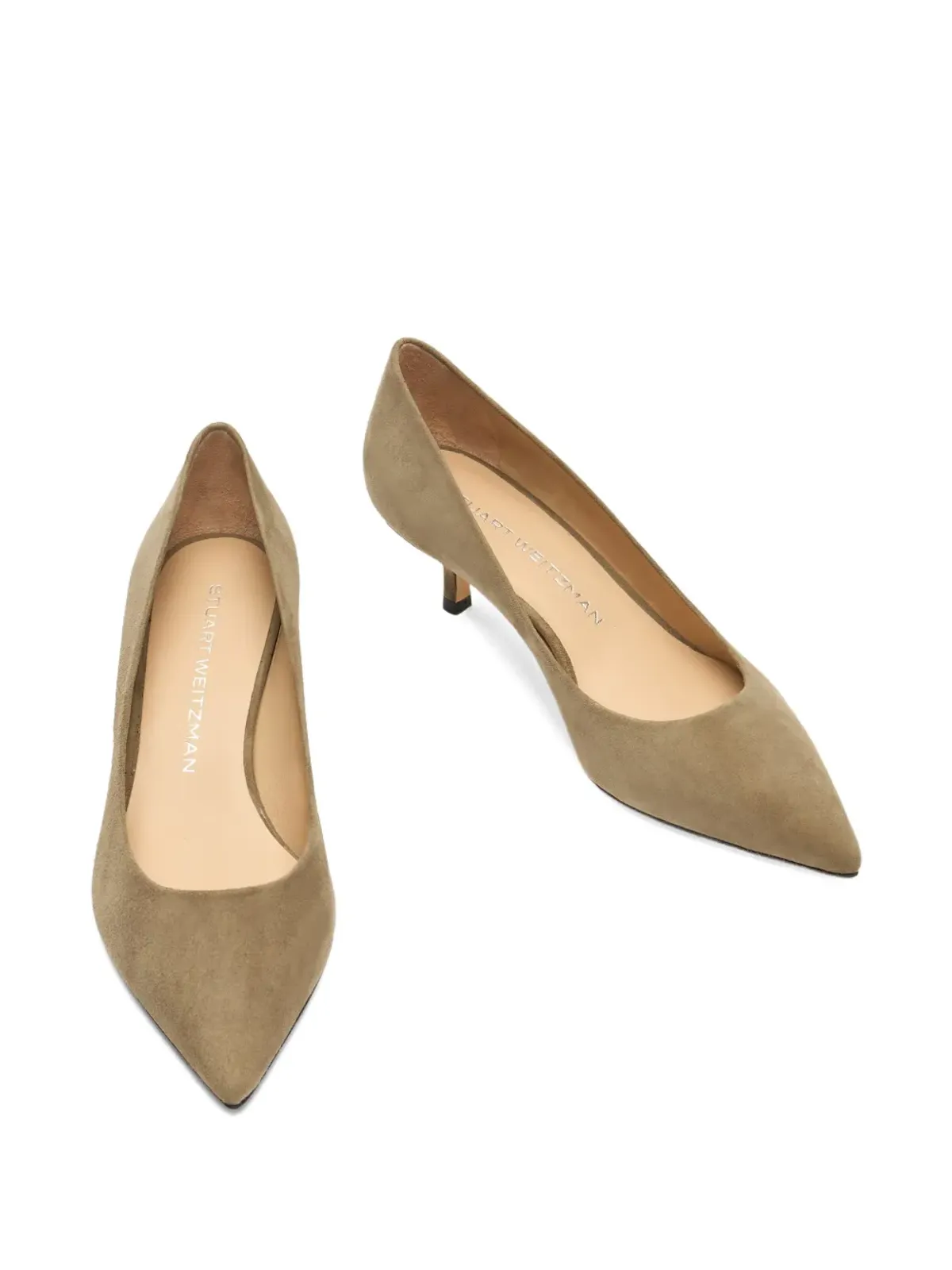 Stuart Weitzman スエードパンプス（ポインテッドトゥ） - 画像4