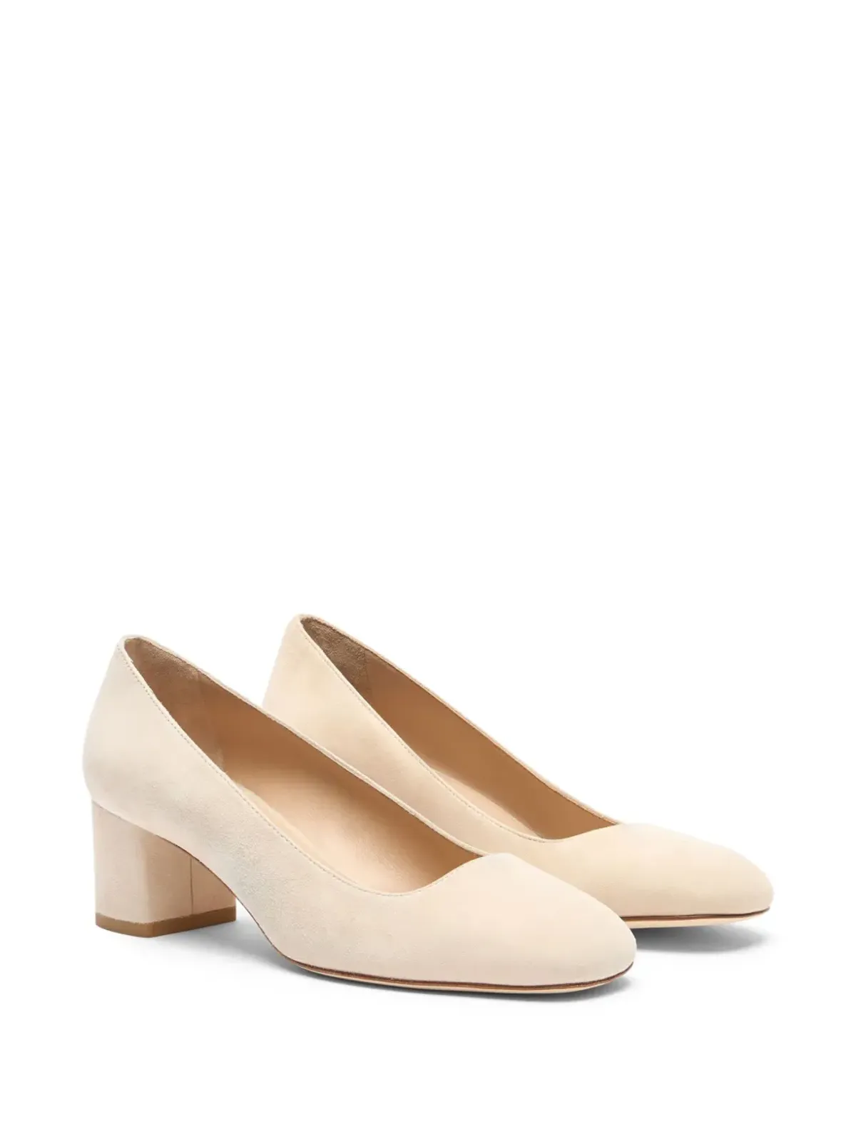 Stuart Weitzman Maeve ブロックヒール スエードパンプス - 画像2