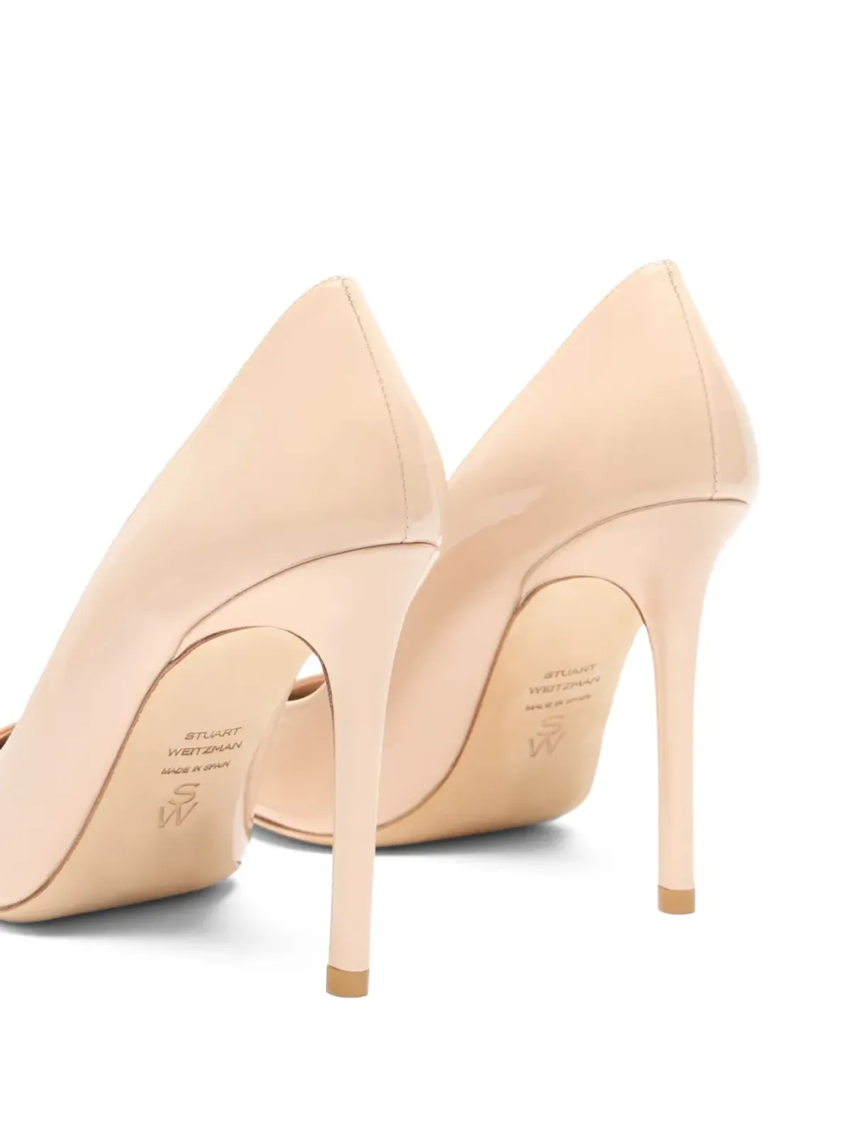 Stuart Weitzman Stuart Power ポインテッドトゥ パテントパンプス - 画像5