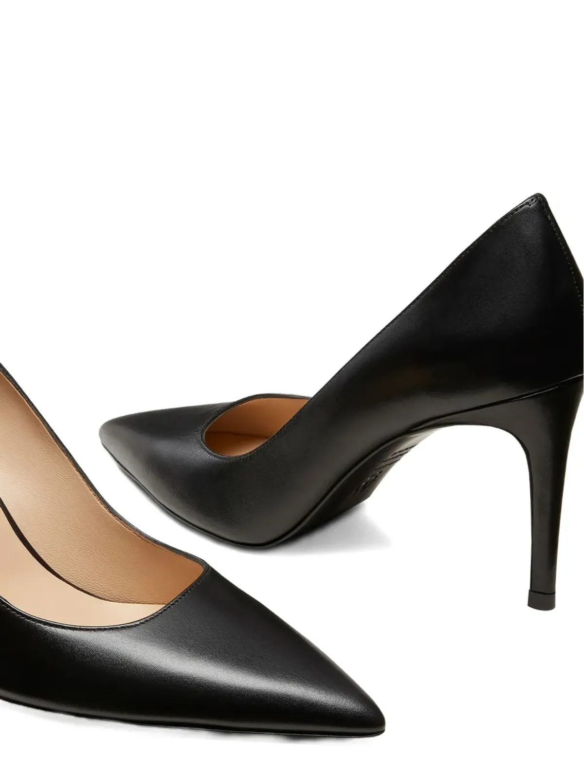 Stuart Weitzman 85mm ポインテッドトゥ・ストレット・パンプス - 画像4
