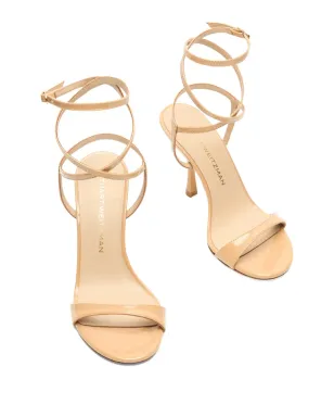 Stuart Weitzman Nudist Wrap patent-leather サンダル - サムネイル3