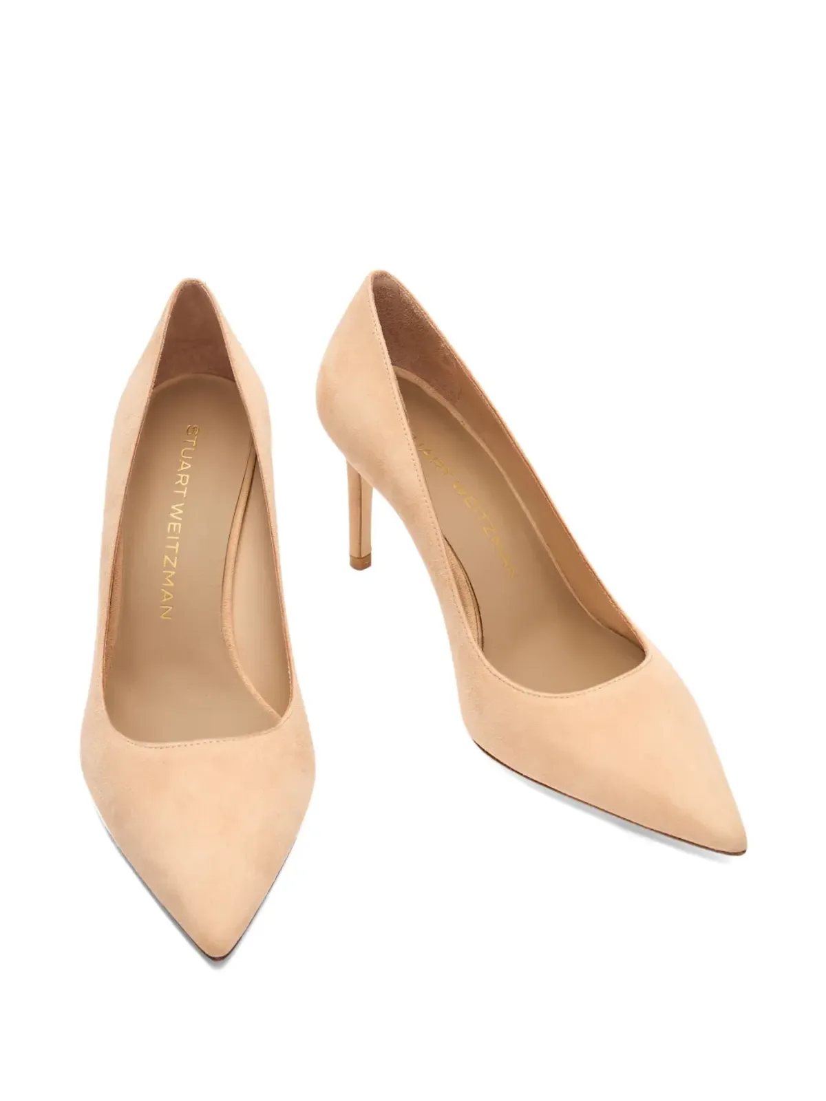 Stuart Weitzman ポインテッドトゥ スエード パンプス - 画像3